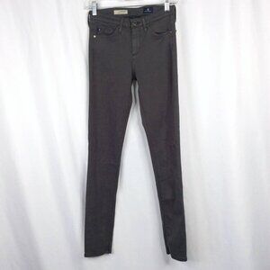 AG Adriano Goldschmied The Prima Mid Rise Cigarette Jeans Womens Size 24R Gray